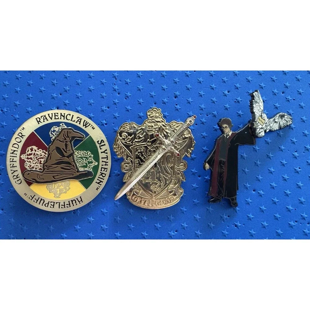 Universal Studios Wizarding World Of Harry Potter 3 Pin Lot